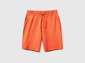 100% cotton sweat bermudas