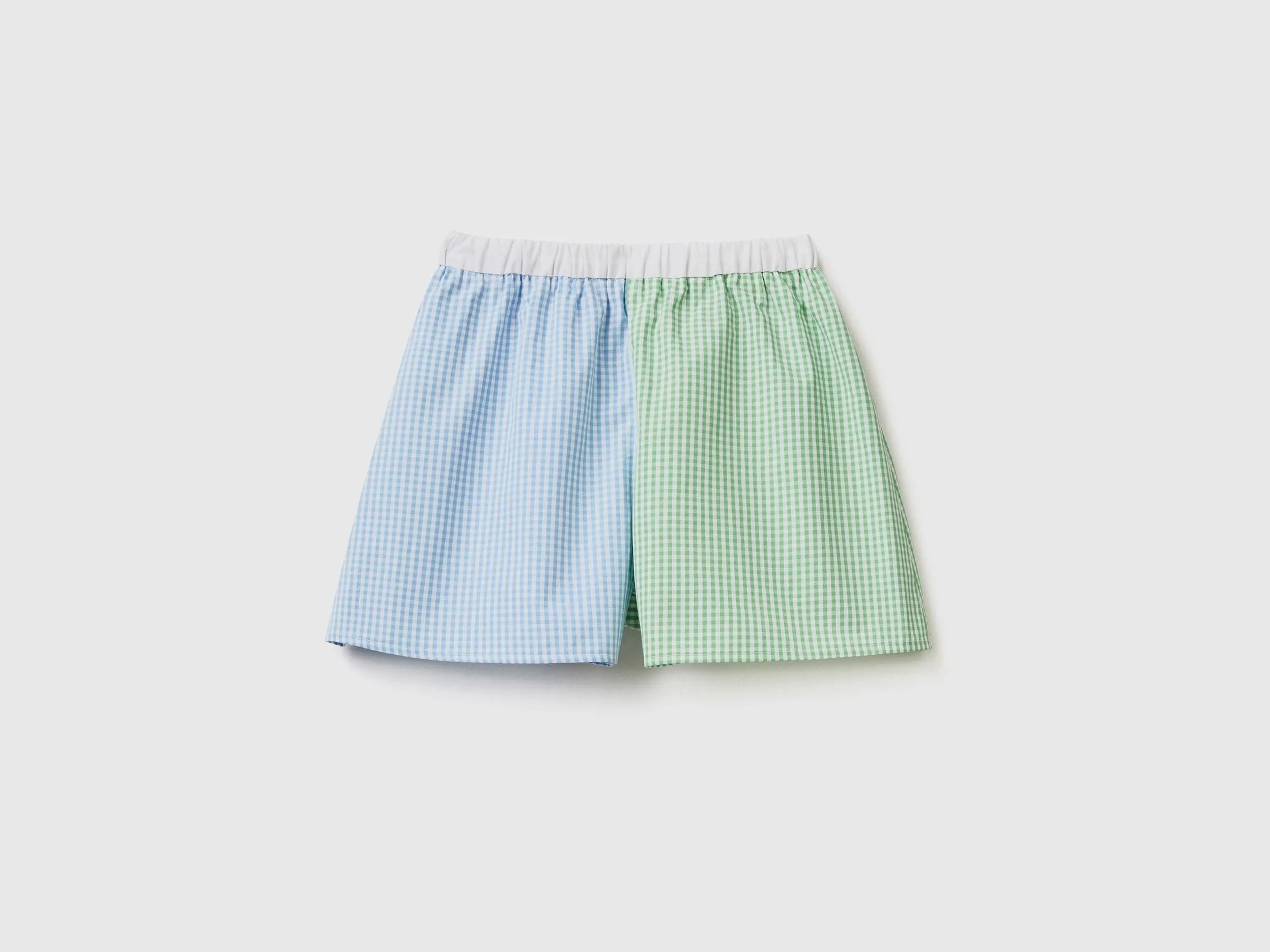 100% cotton vichy bermudas