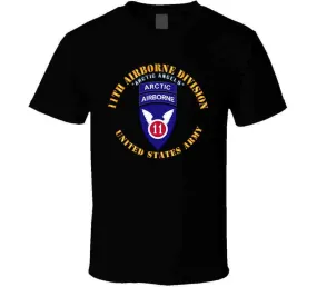 11th Airborne Division - Arctic Angels W Arctic Tab X 300 Classic T Shirt, Crewneck Sweatshirt, Hoodie, Long Sleeve