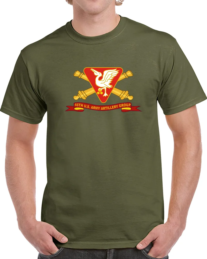 46th U.S. Army Artillery Group w Br - Ribbon Classic T Shirt