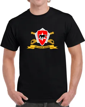 6th Cavalry Brigade w Br - Ribbon Classic T Shirt