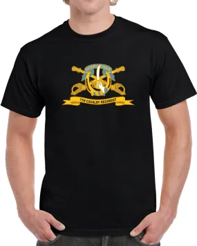 7th Cavalry Regiment w Br - Ribbon Classic T Shirt