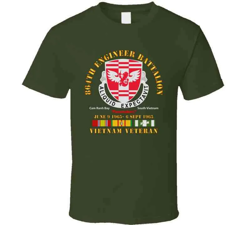 864th Engineer Bn - June 9 1965 - 6 Sept 1965 - Vietnam Vet W Vn Svc Classic T Shirt, Crewneck Sweatshirt, Hoodie, Long Sleeve