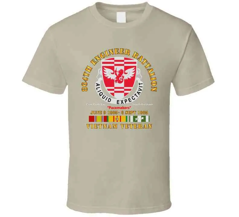 864th Engineer Bn - June 9 1965 - 6 Sept 1965 - Vietnam Vet W Vn Svc Classic T Shirt, Crewneck Sweatshirt, Hoodie, Long Sleeve