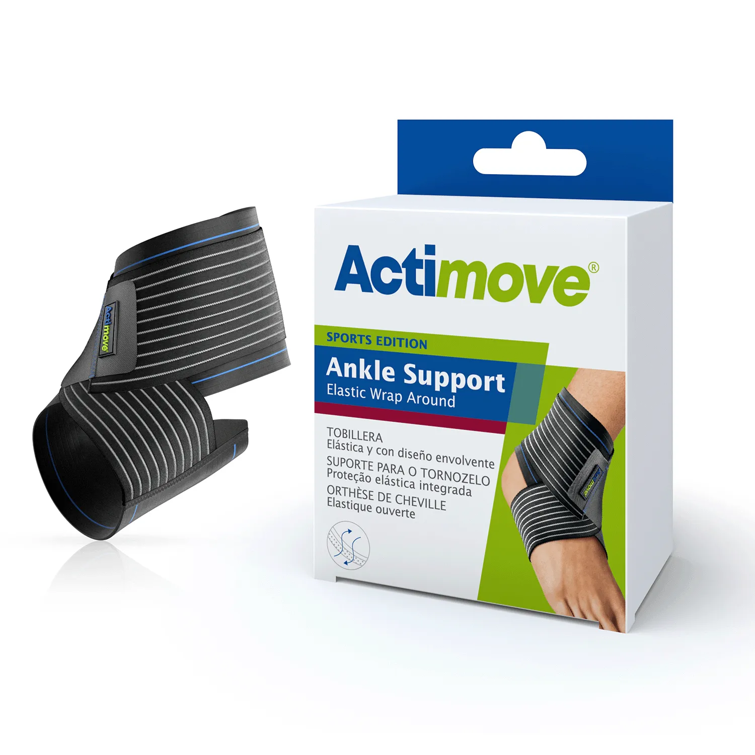 Actimove Sport Ankle Support Elastic Wrap Around