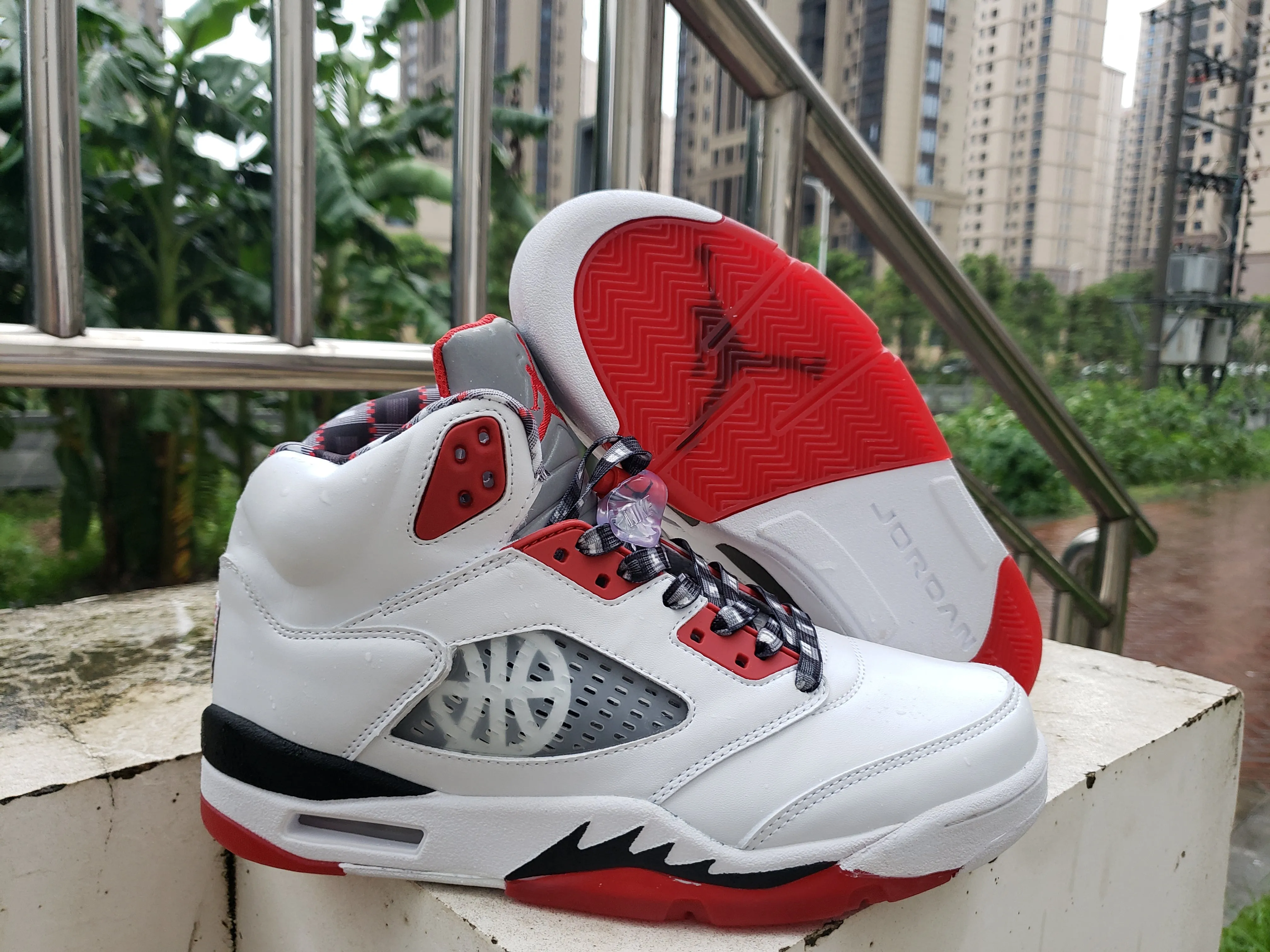 Air Jordan 5 "Quai 54" White