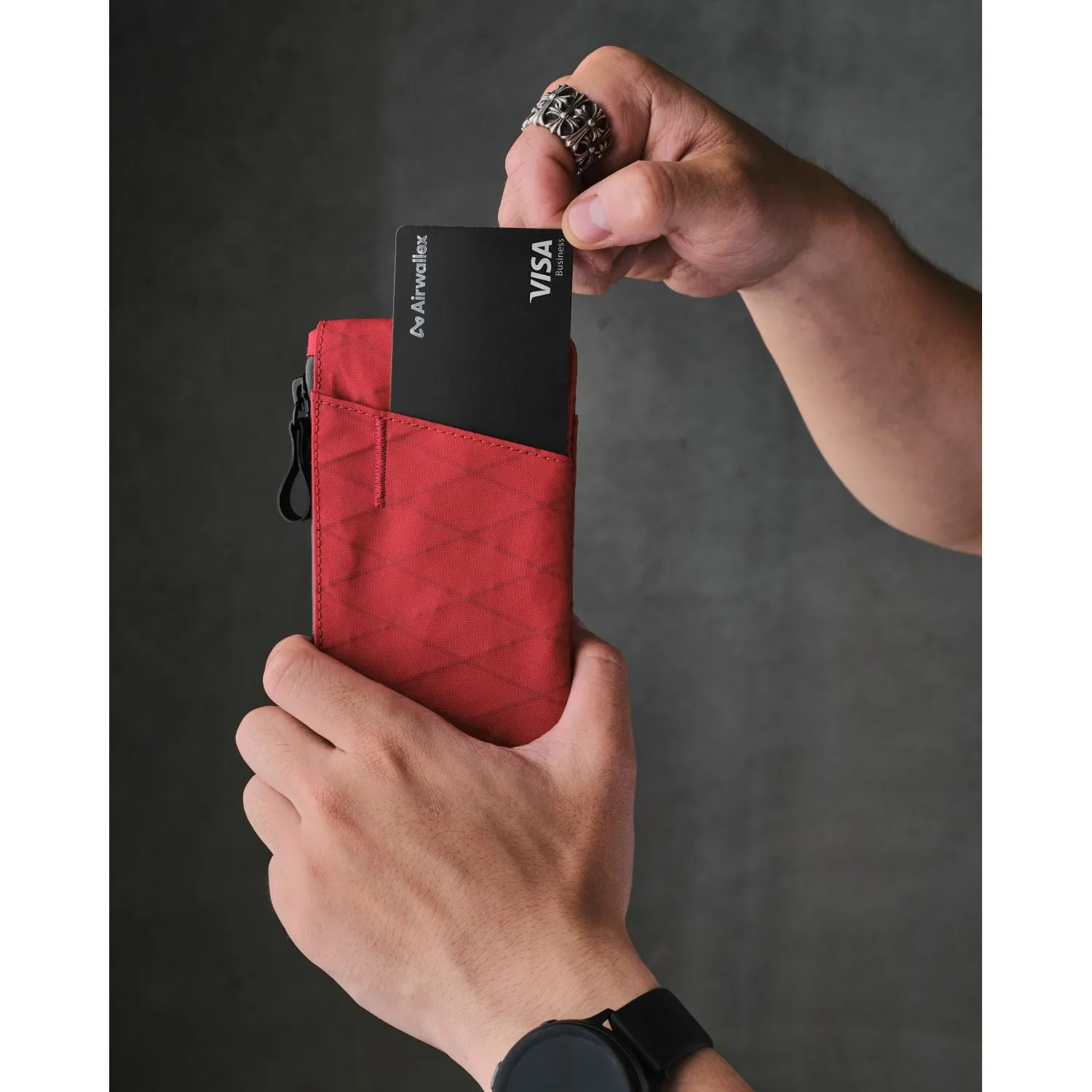 ALPAKA Zip Cardholder X-Pac