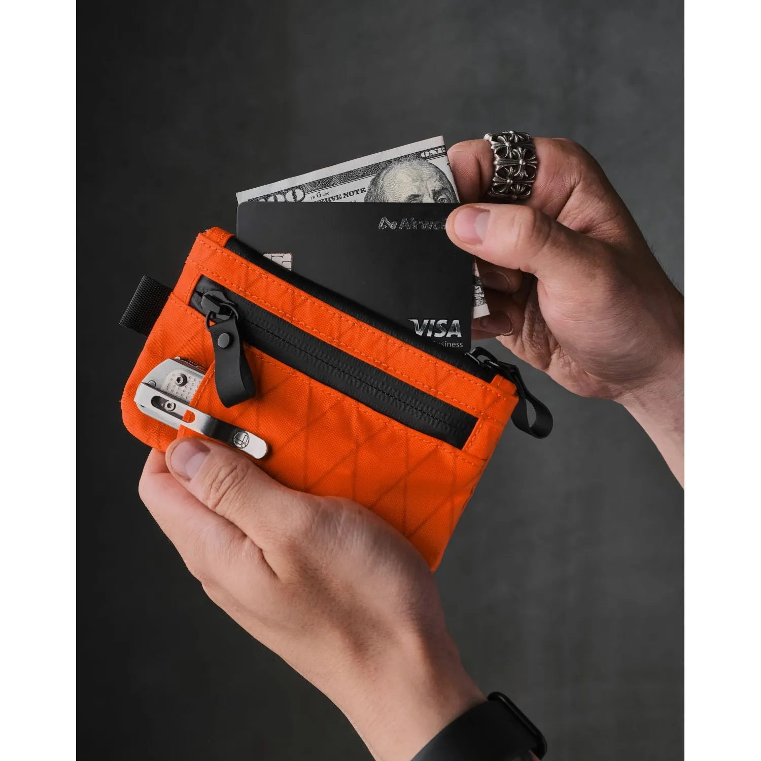 ALPAKA Zip Cardholder X-Pac