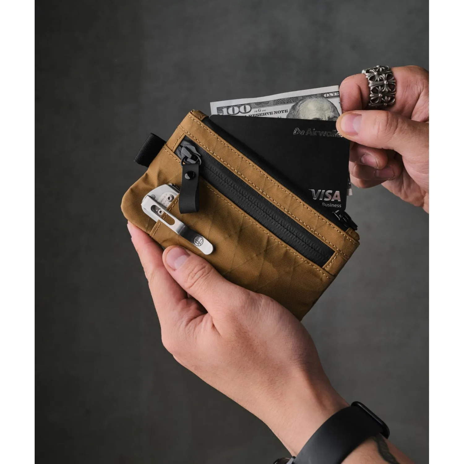 ALPAKA Zip Cardholder X-Pac