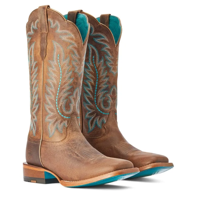 Ariat Women's Frontier Tilly Rodeo Tan Western Boots 10042423