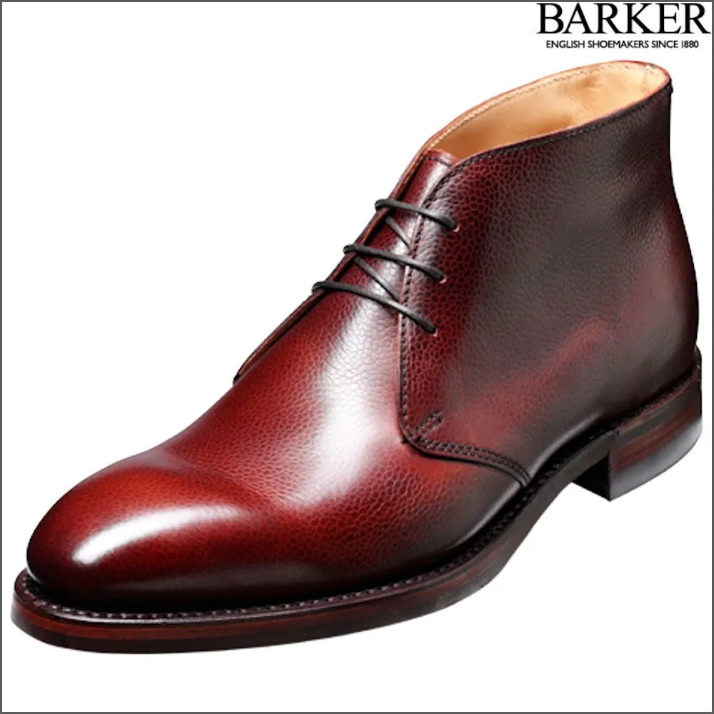 Barker Orkney Cherry Grain Chukka Boot*