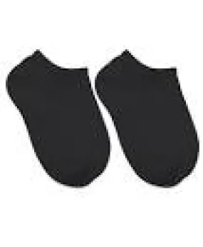 Black no-show socks (2 pair pack)