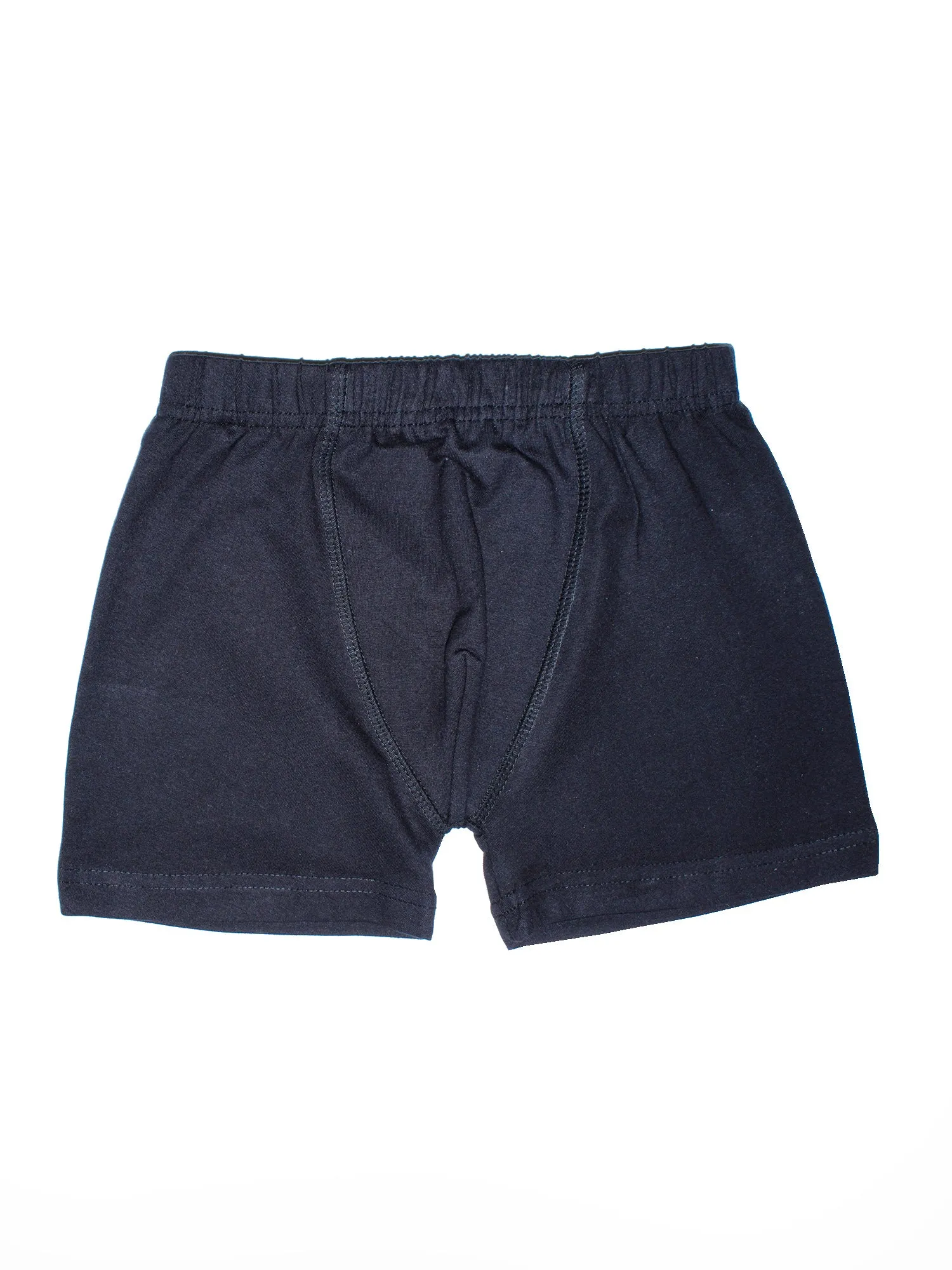 Boys Solid Boxer Shorts Pack of 3