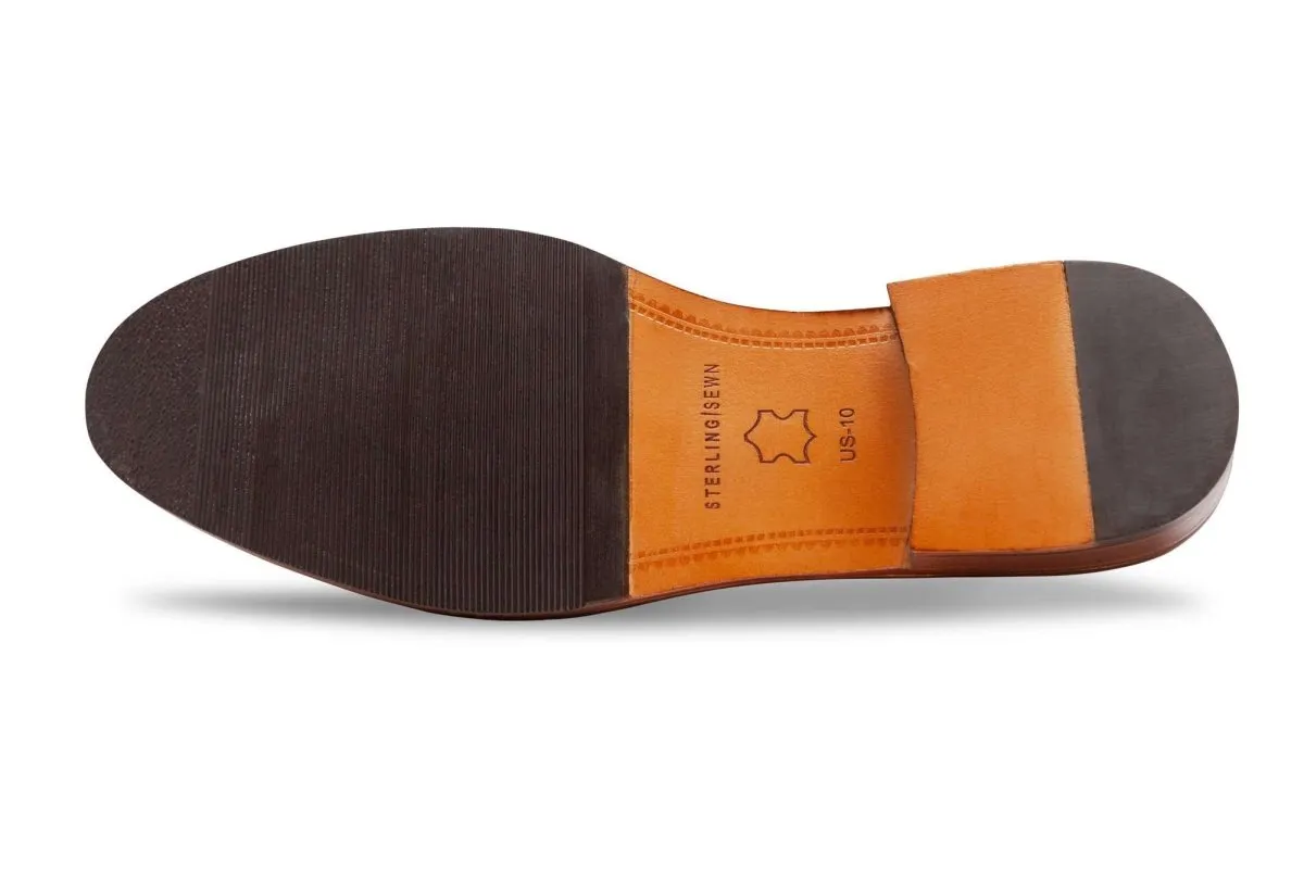 British Tan Captoe Shoes