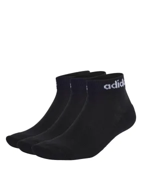 Calze Adidas set da 3 paia modello alla caviglia nero Ankle 3PZ NC art:IC1303