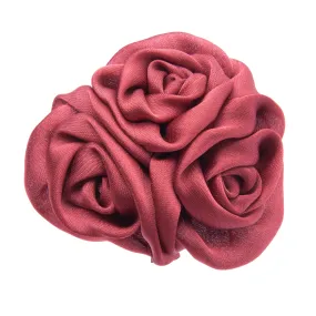 Camden Burgundy Lapel Flower