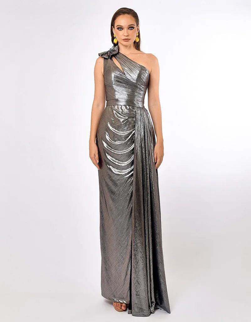 CARTER ONE SHOULDER SASH GOWN B70D14L