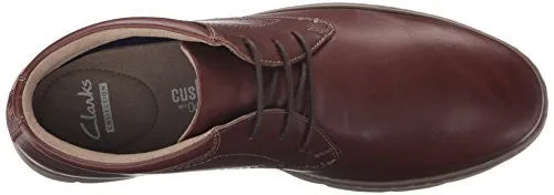 CLARKS MEN'S WATTS MID CHUKKA BOOT, BROWN, 9 M US