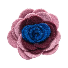 Concord Lapel Flower, Pink / Burgundy / Blue