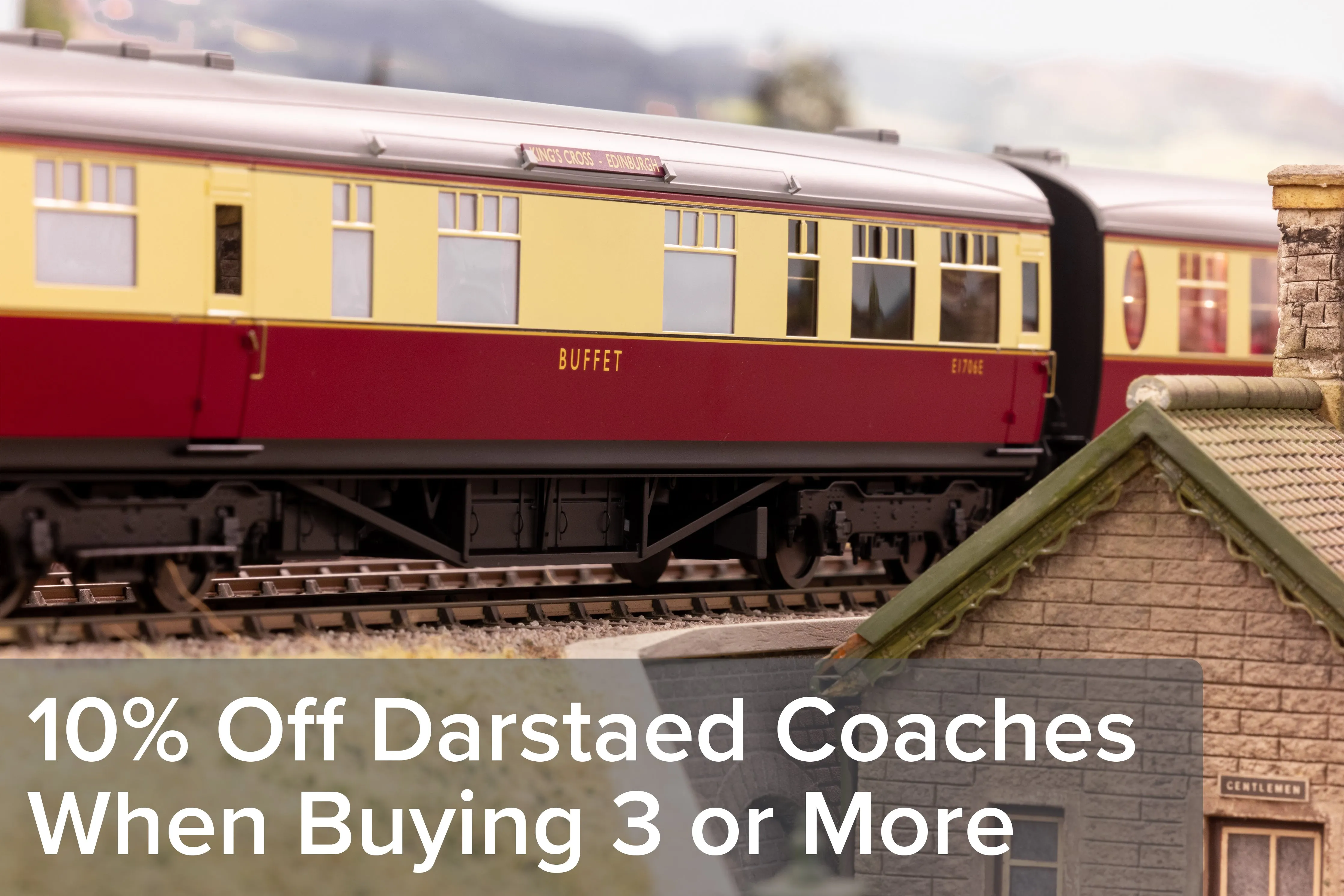 Darstaed D21-2-06 Finescale O Gauge BR Mk1 TSO (Tourist Second Open), Choc & Cream