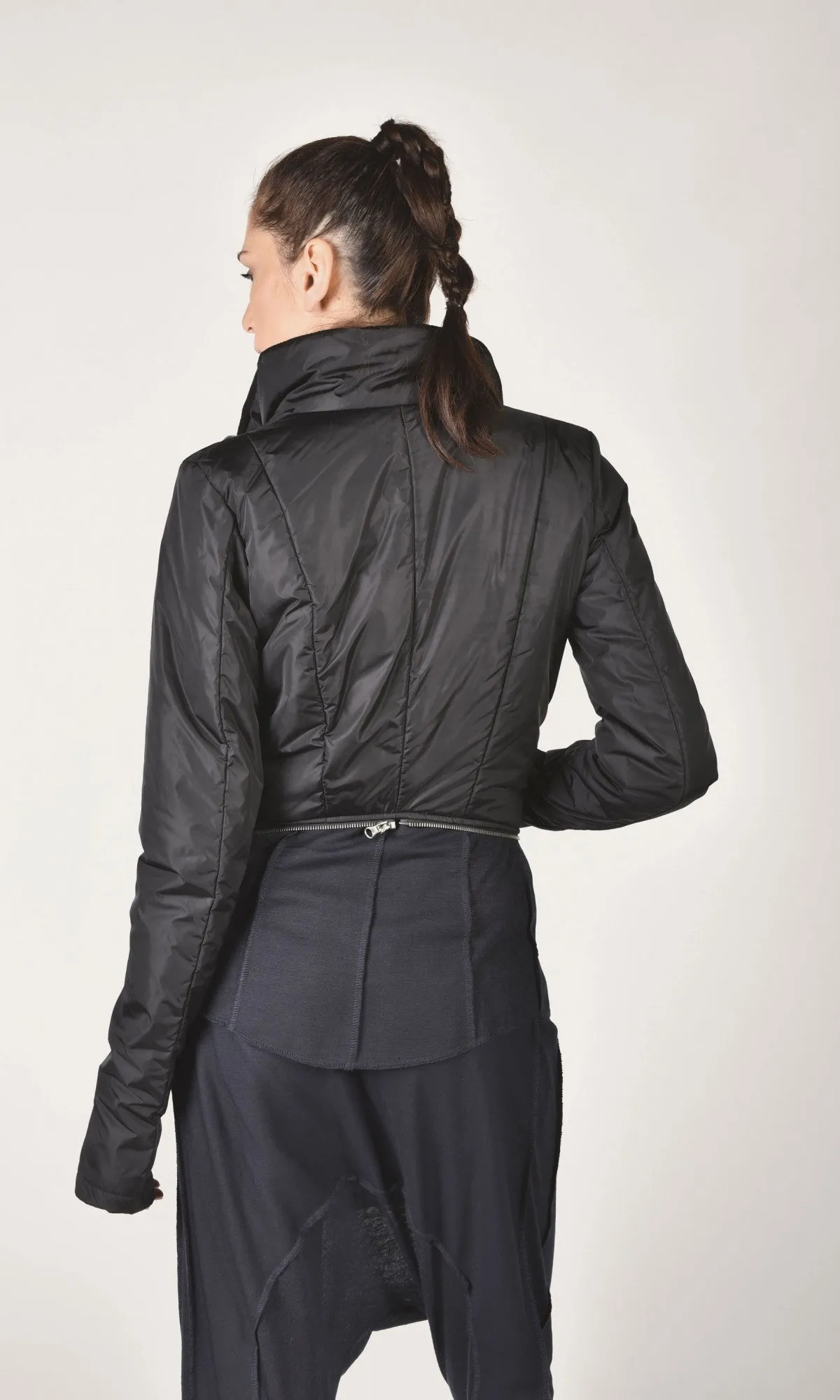 Detachable Fitted Quilted Jacket