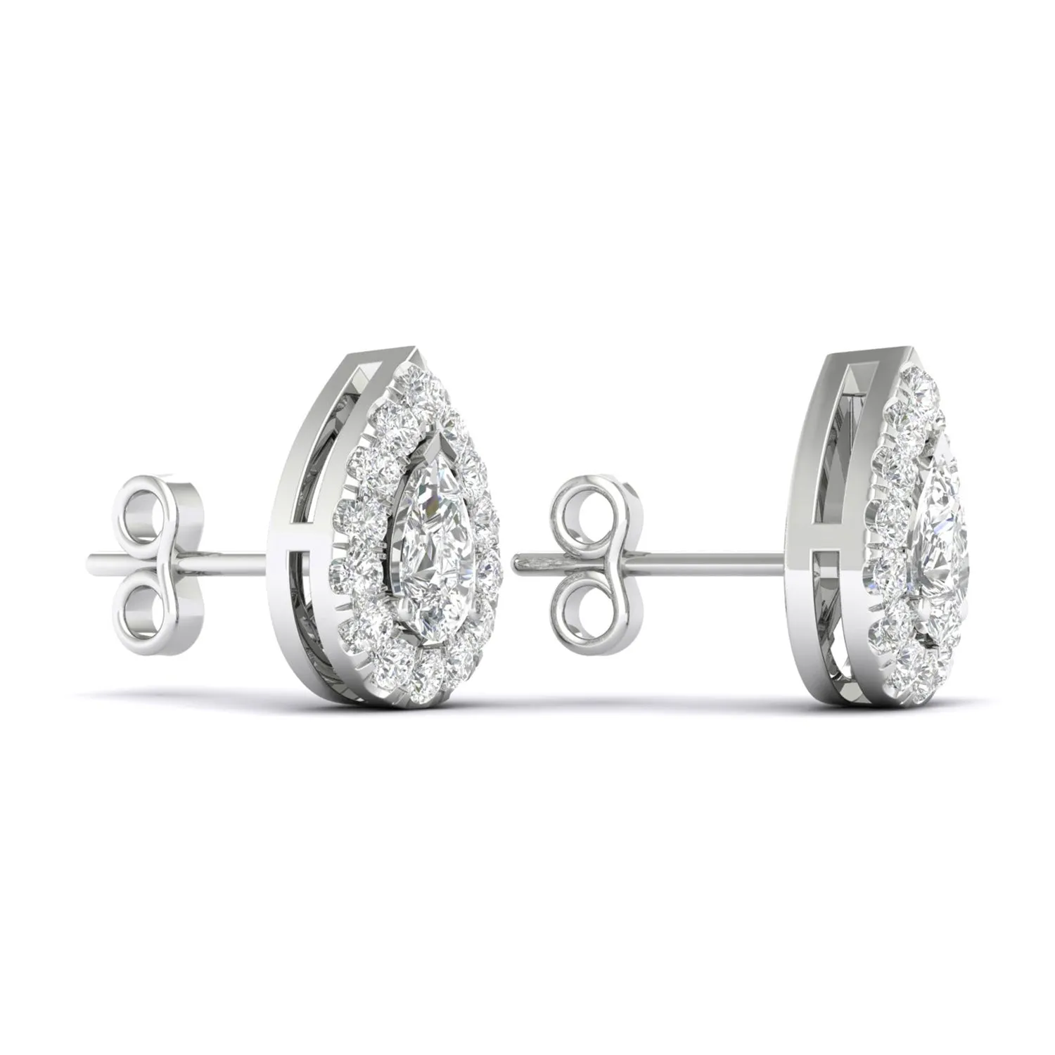 Dewdrop Halo Studs