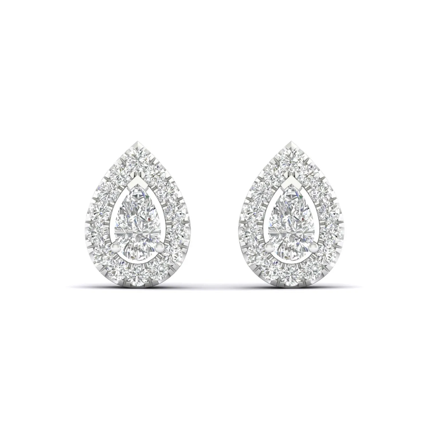 Dewdrop Halo Studs