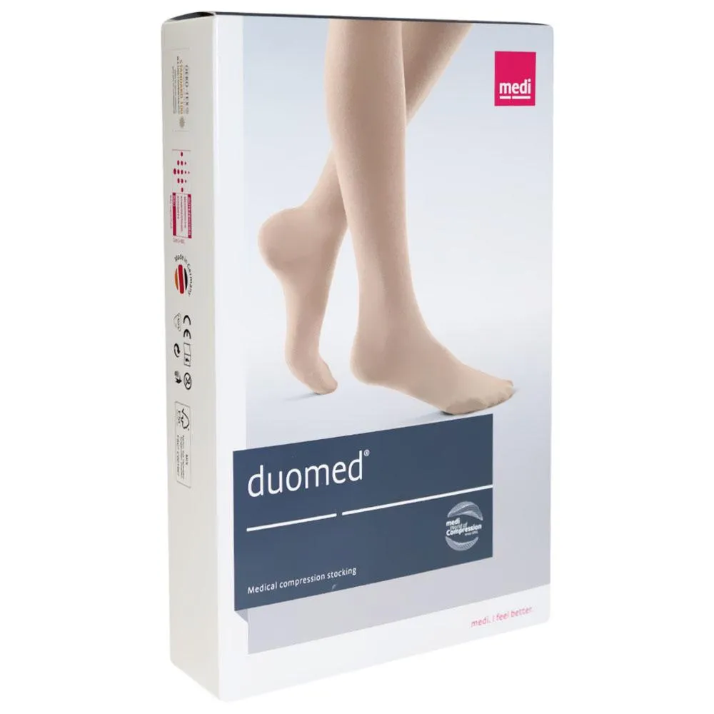 Duomed Compression Stockings - Petite Beige Calf