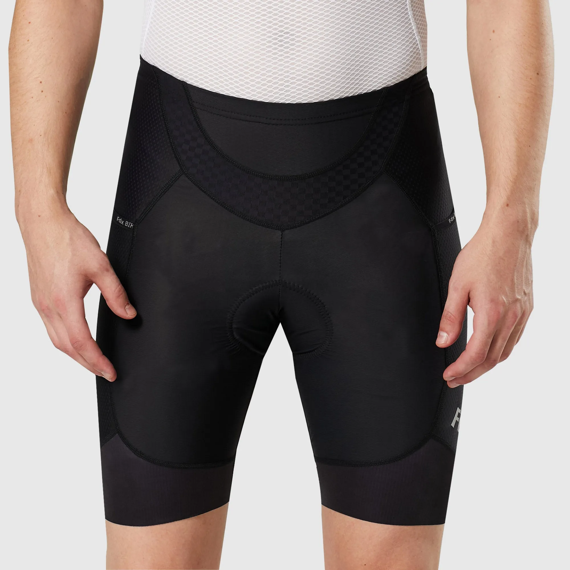 Fdx Essential Black Men's & Boy's Padded Cycling Shorts With Pockets