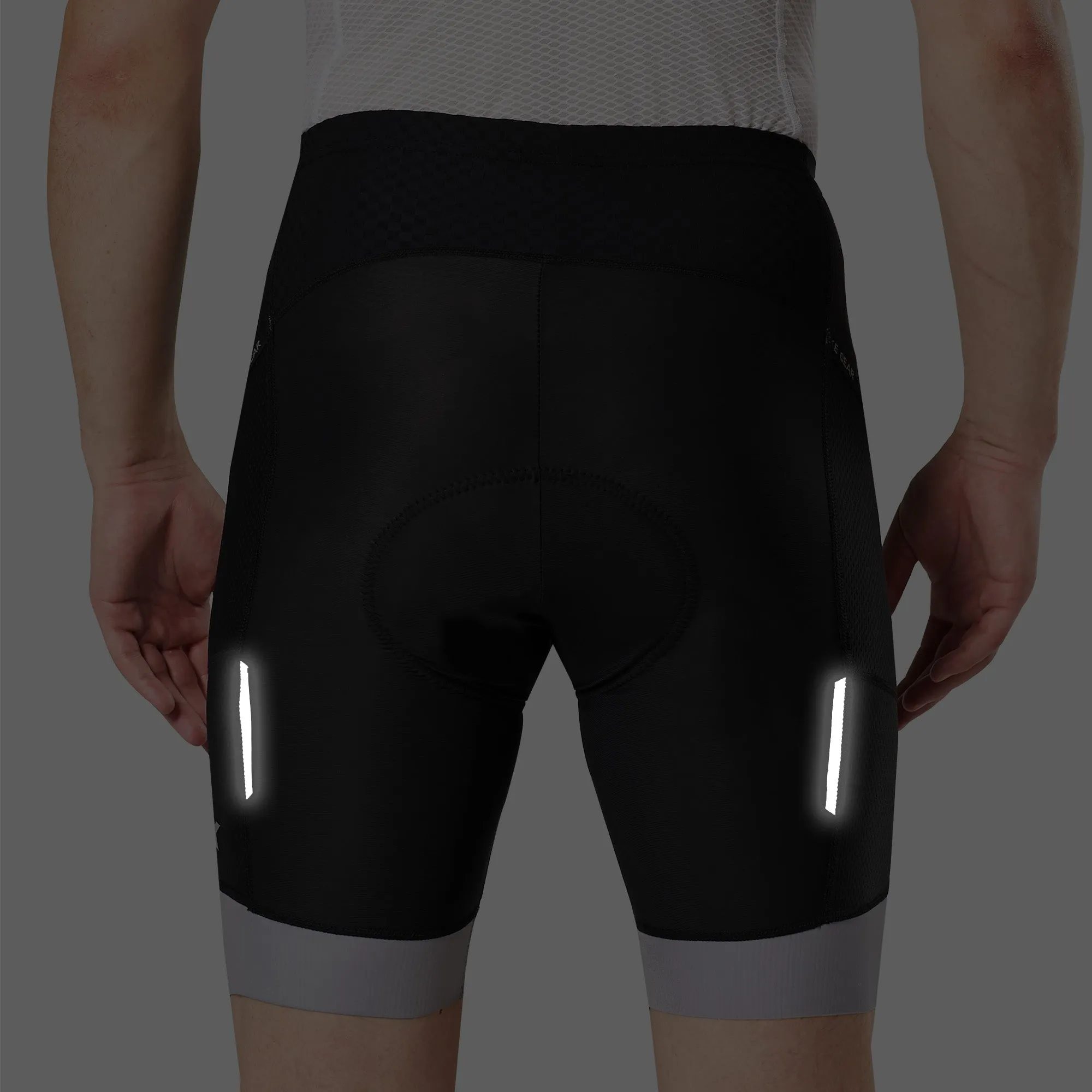 Fdx Essential Grey Men's & Boy's Padded Cycling Shorts With Pockets