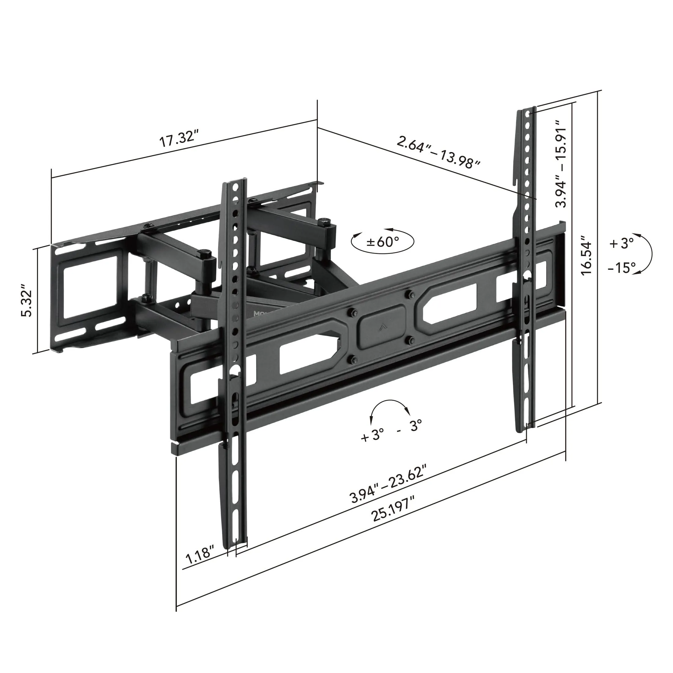 Full Motion TV Wall Mount