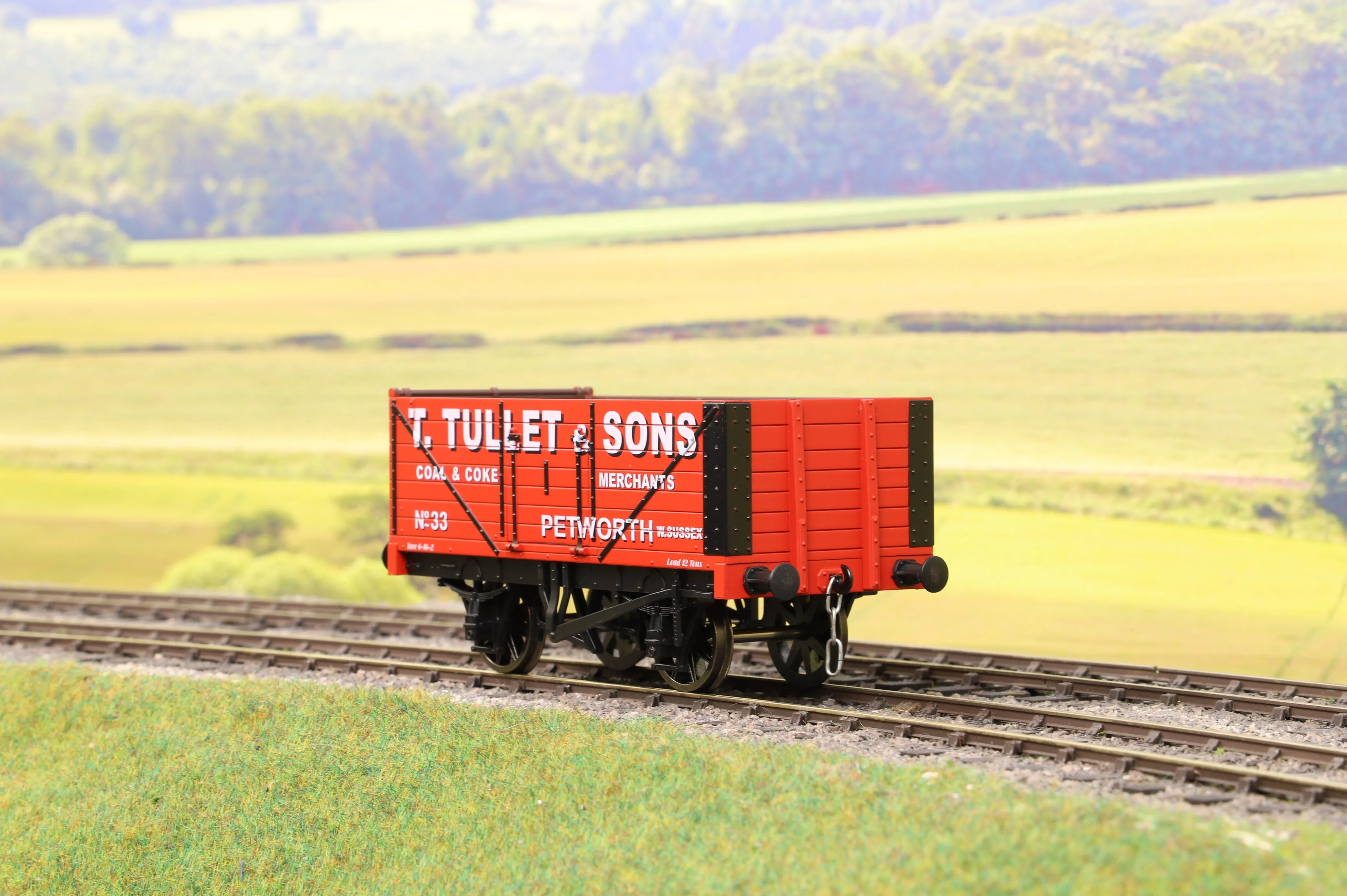 Gaugemaster Collection/Dapol GM7410203 O Gauge 7 Plank Open Wagon T Tullet & Sons