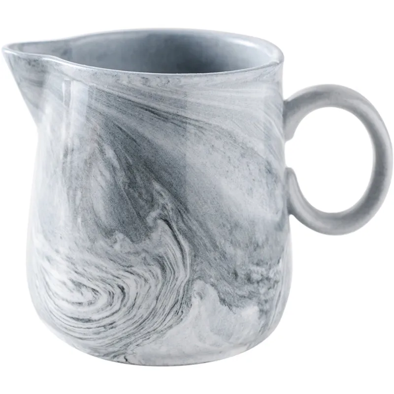 Grey Marble Milk Jug