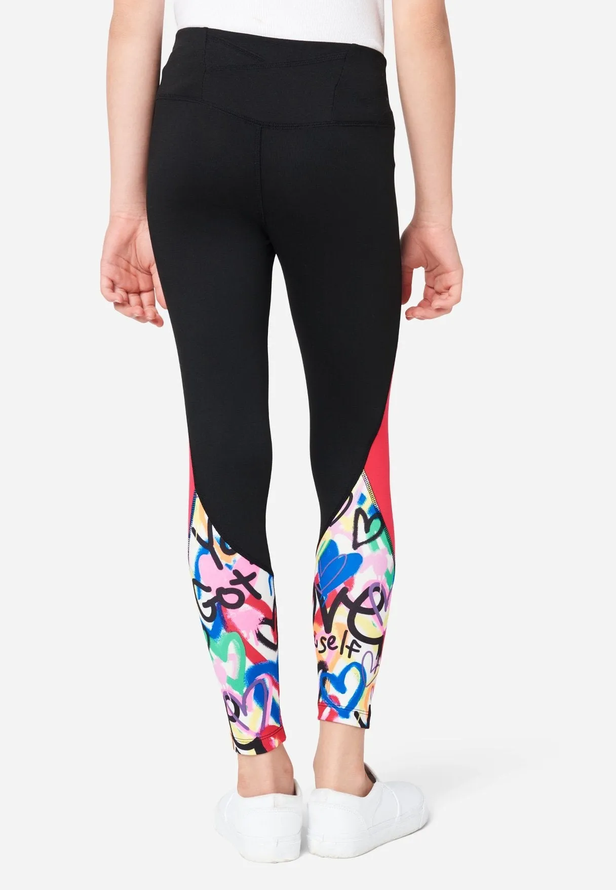 J Sport Color Block Ankle-Length Leggings