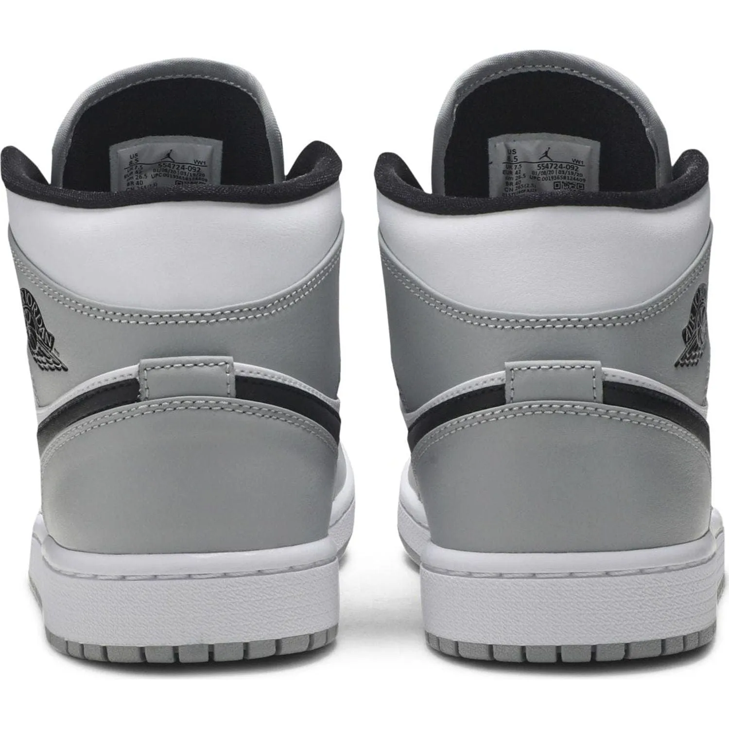 Jordan 1 Mid Light Smoke Grey