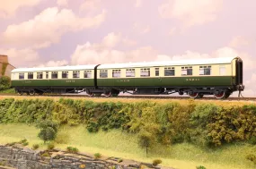 Kemilway Finescale O Gauge Pack of Four LNER Green/Cream Tourist Coaches (incl. Articulated Pair)