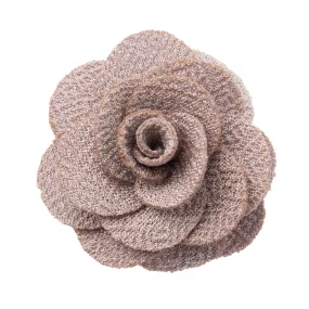 Marblehead Light Grey Lapel Flower