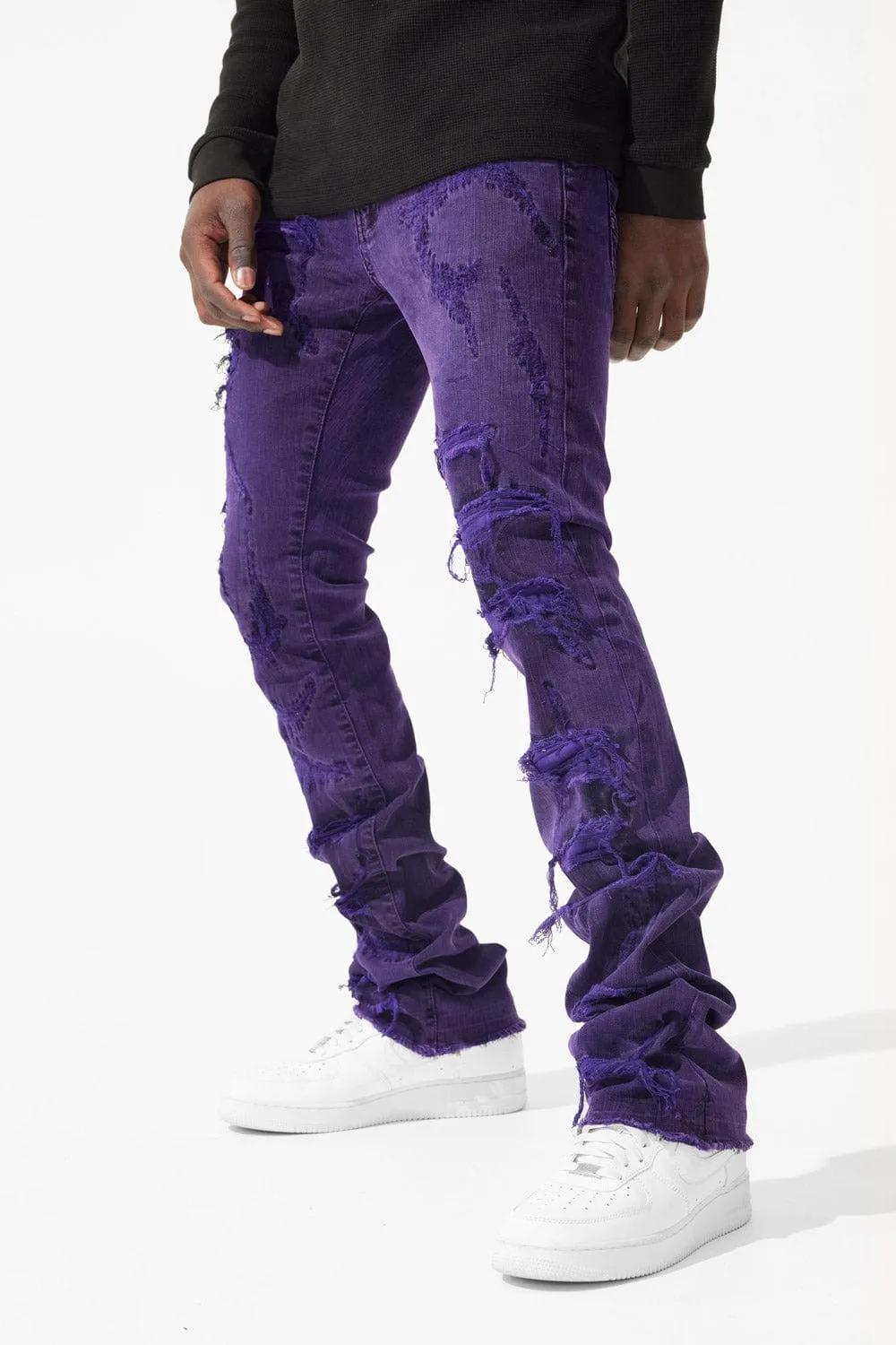 Martin Stacked - Santorini Denim (Purple)