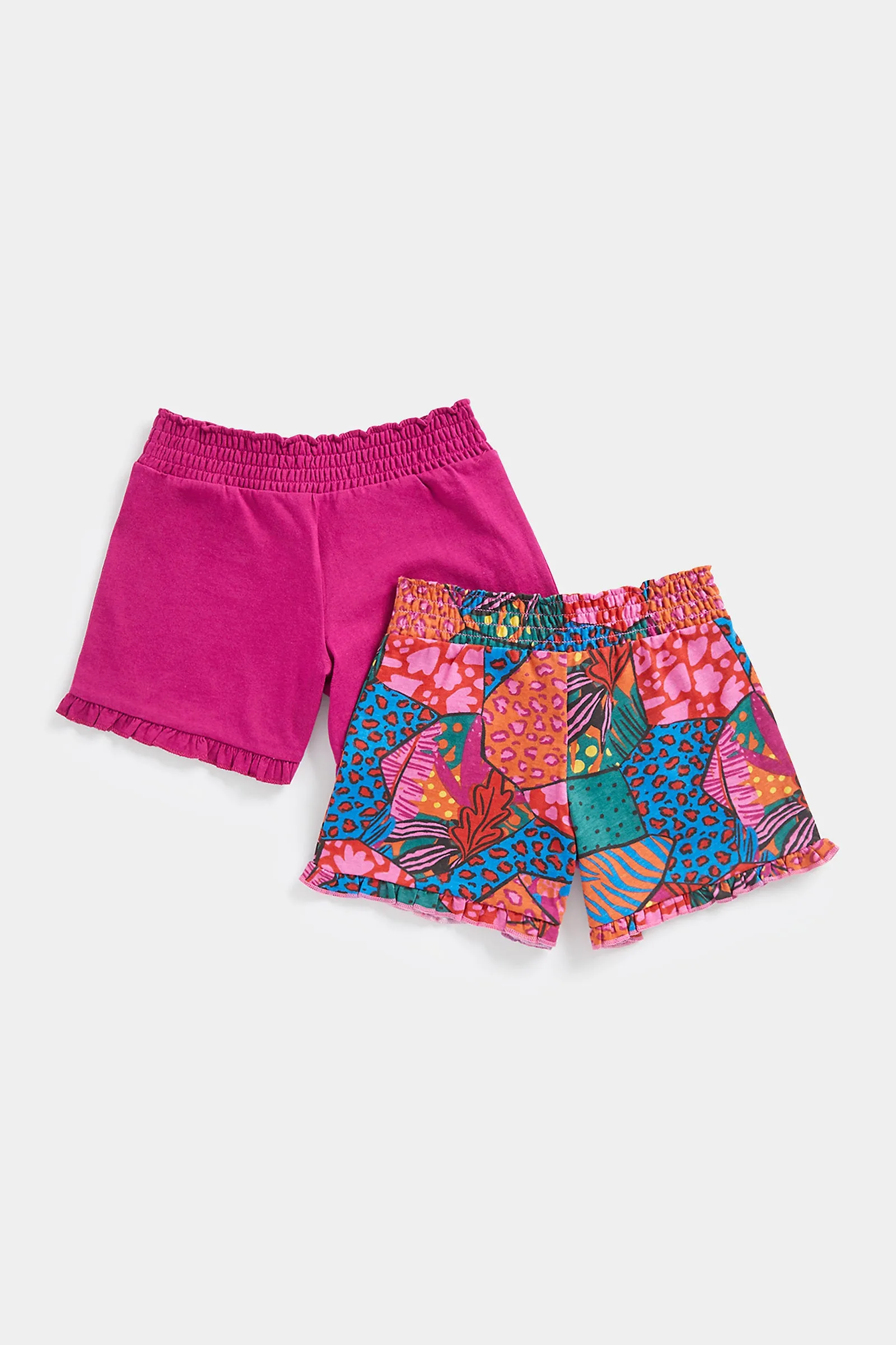 Mothercare Abstract Paradise Jersey Shorts - 2 Pack