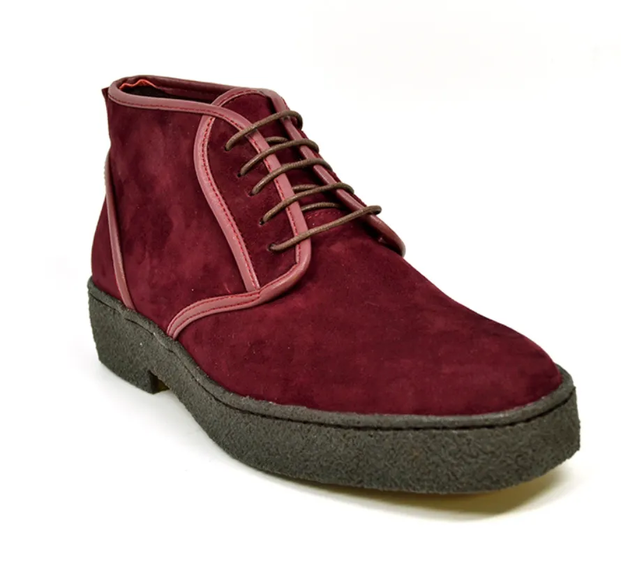 Playboy Chukka Kaydence - Vintage Lace-up Shoe with Handcrafted Lamb Suede