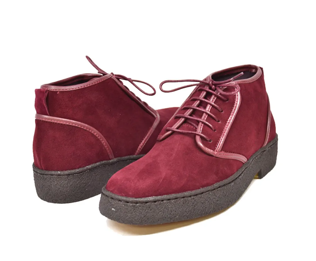 Playboy Chukka Kaydence - Vintage Lace-up Shoe with Handcrafted Lamb Suede