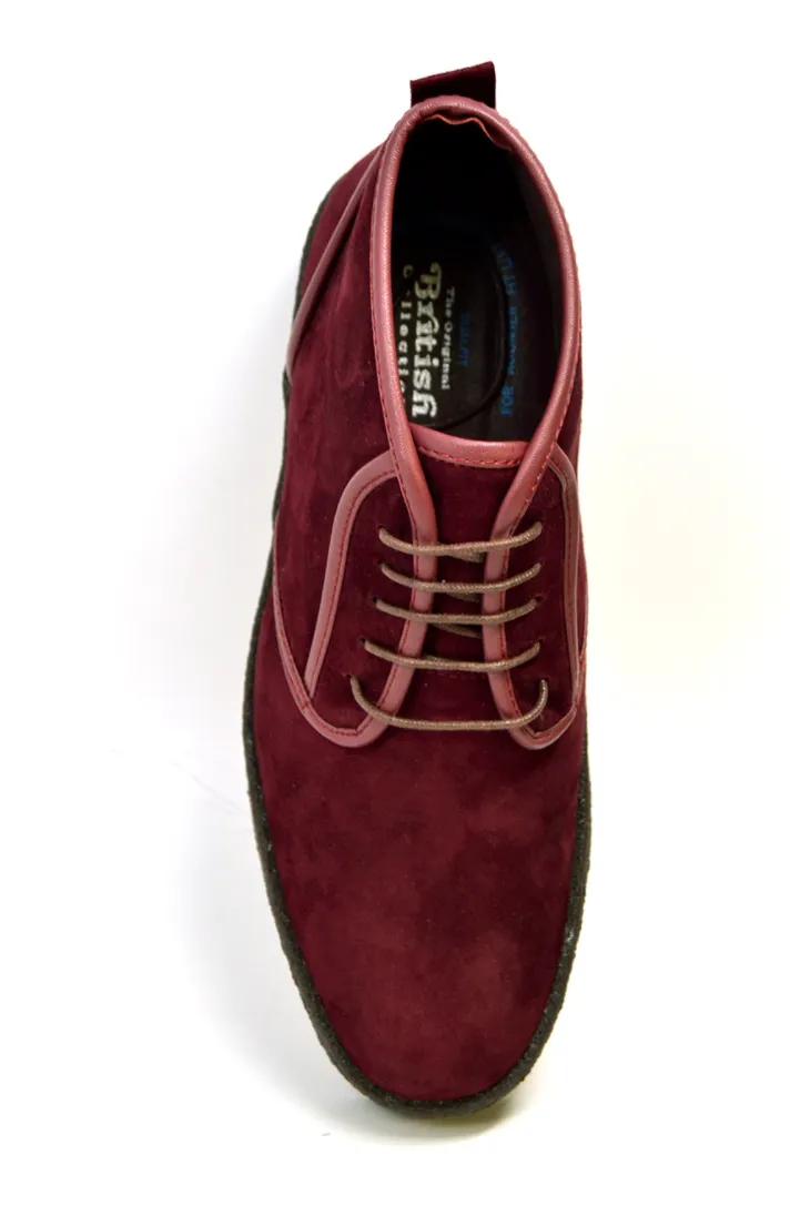 Playboy Chukka Kaydence - Vintage Lace-up Shoe with Handcrafted Lamb Suede