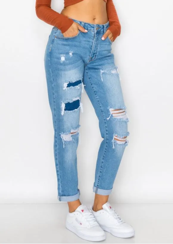 RIP REPAIR BOYFRIEND JEANS