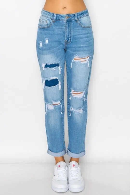 RIP REPAIR BOYFRIEND JEANS