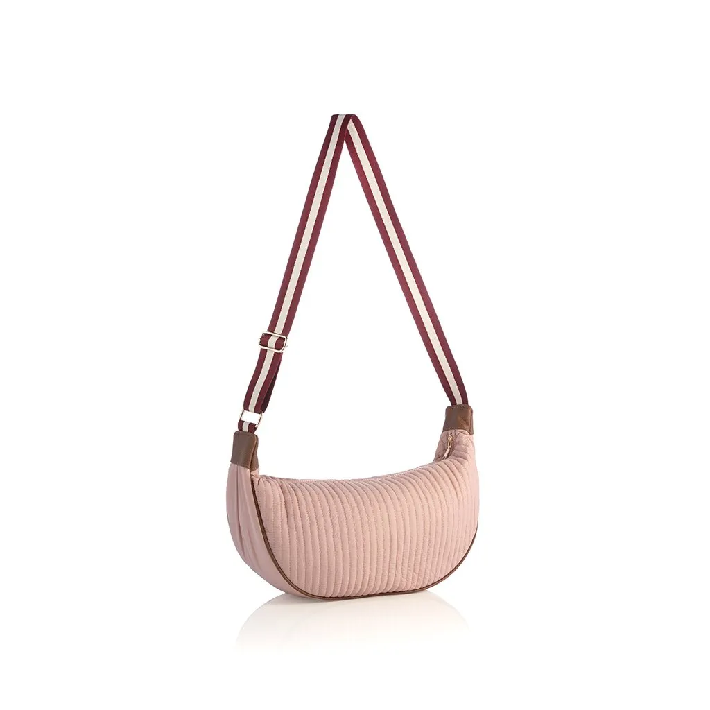 Shiraleah Ezra Quilted Nylon Large Cross-Body, Blush - FINAL SALE ONLY