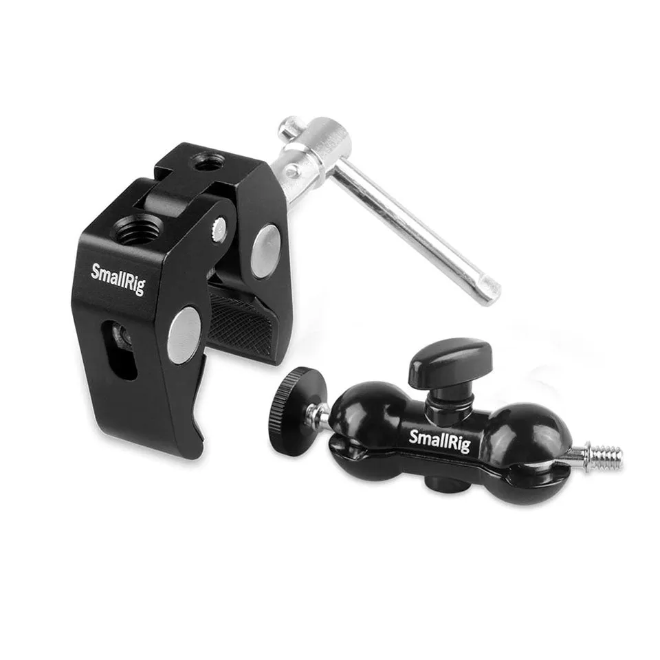 SmallRig Multi-function Double BallHead with Clamp & 1/4" Screw 1138B