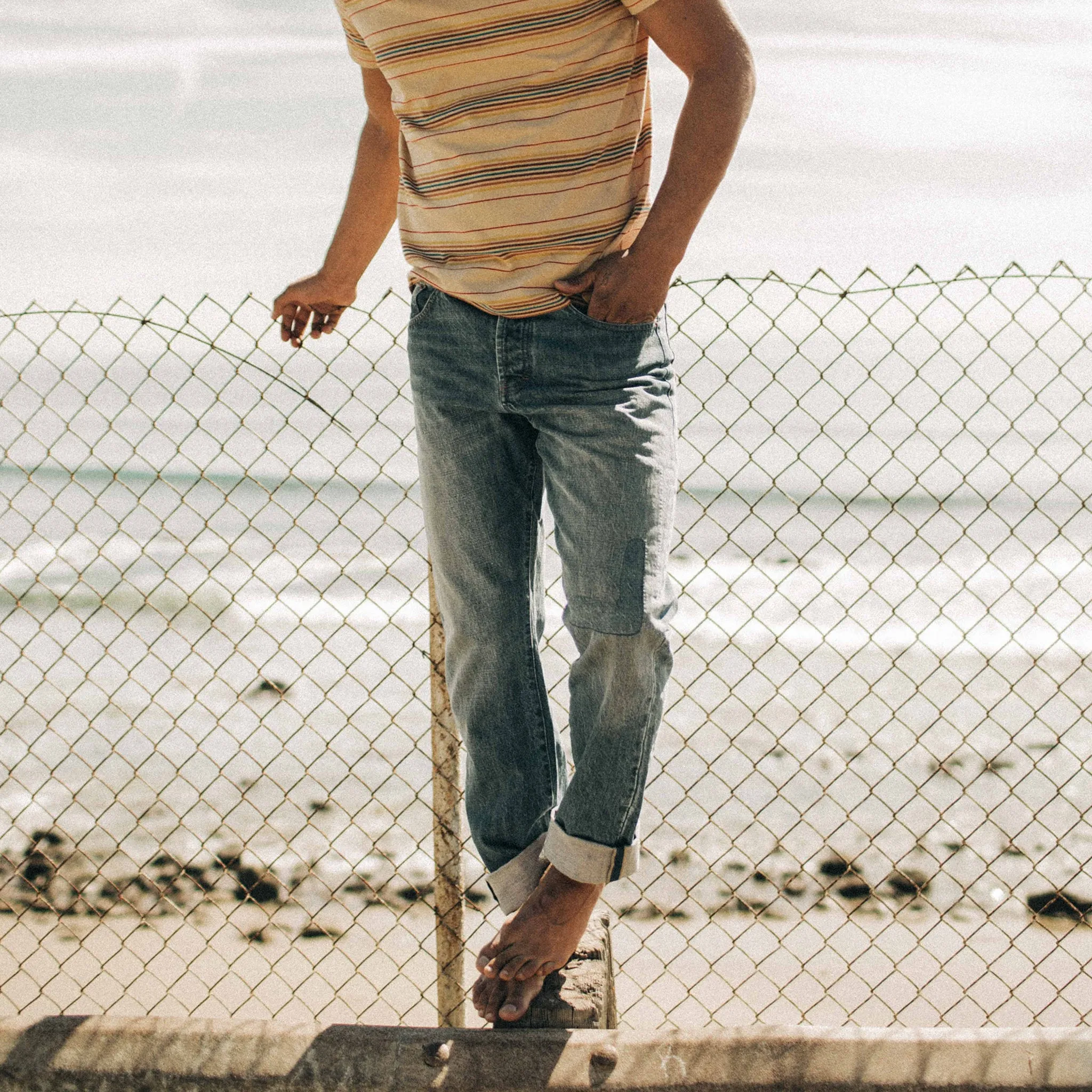 The Democratic Jean in Patch Wash Selvage