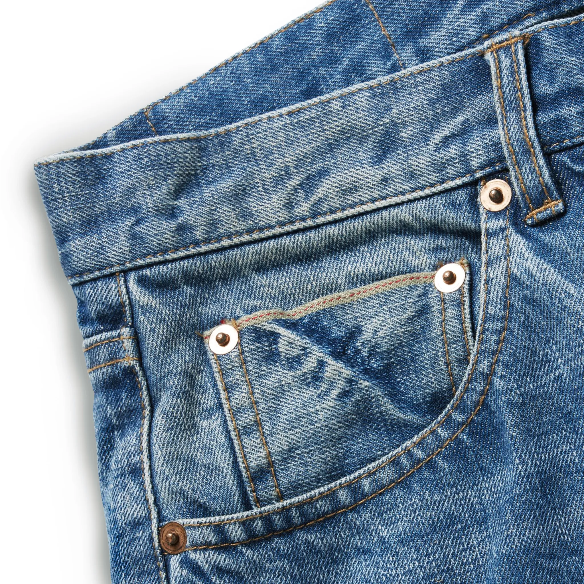 The Democratic Jean in Patch Wash Selvage