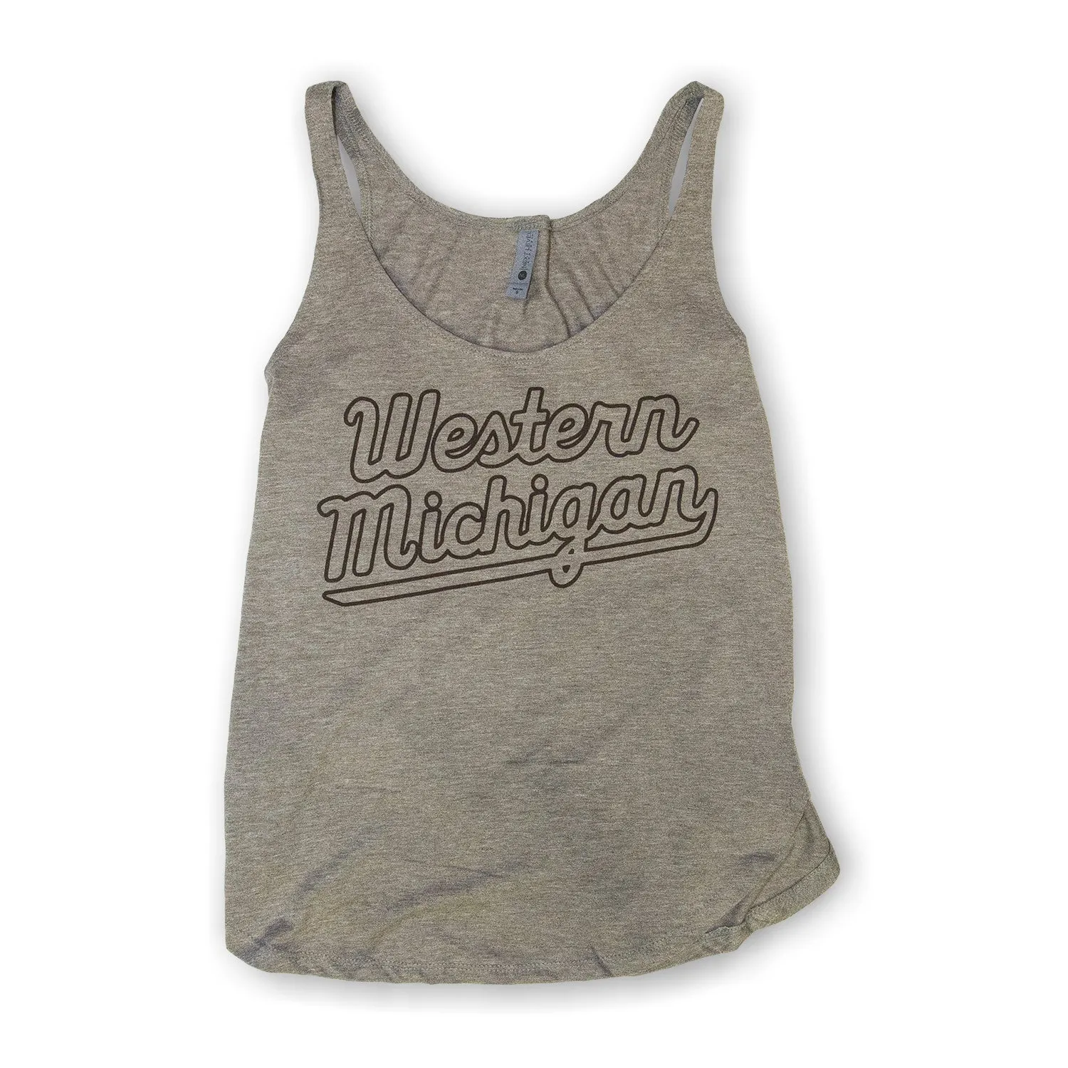 Western Michigan Cursive Ladies Tank