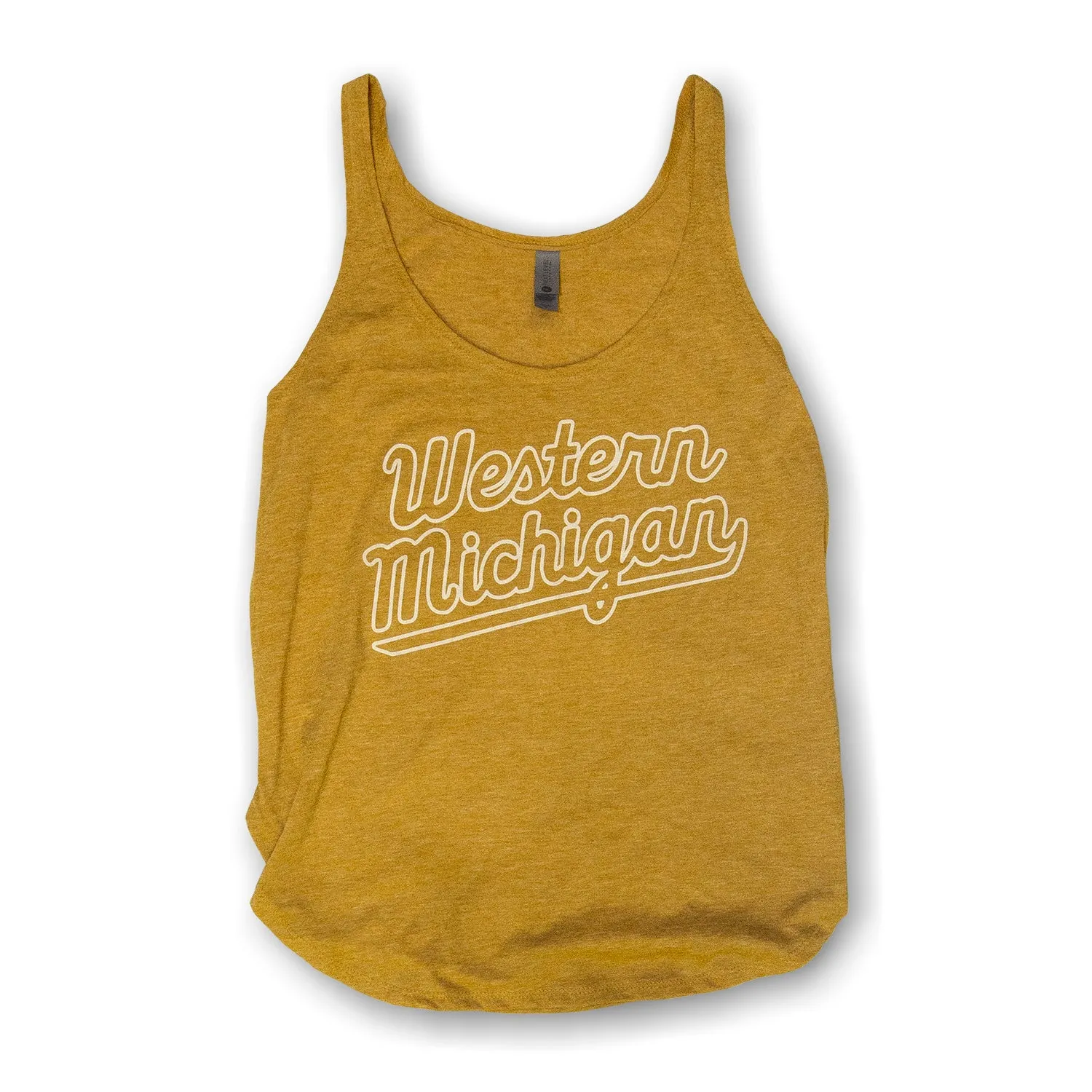 Western Michigan Cursive Ladies Tank